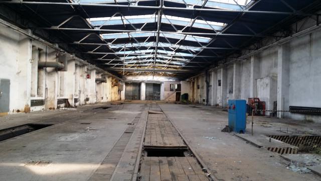 Jedna z hal na Widzewie