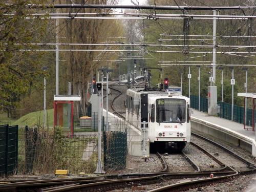 Szybki niemiecki tramwaj