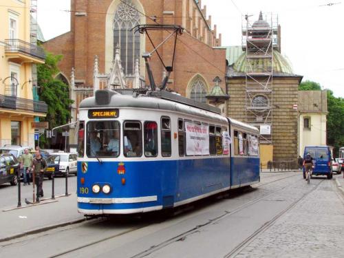 Man/Duwag GT6, ul. Dominikańska, Kraków