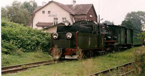 Px48 3916 przy budynku stacji w Niechorzu.